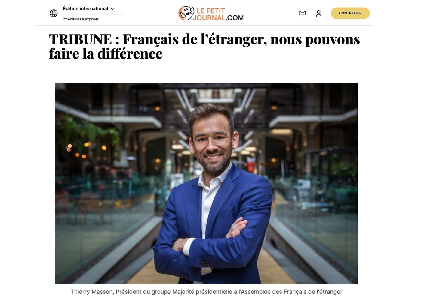 TRIBUNE : Français de l’étranger, nous pouvons faire la différence